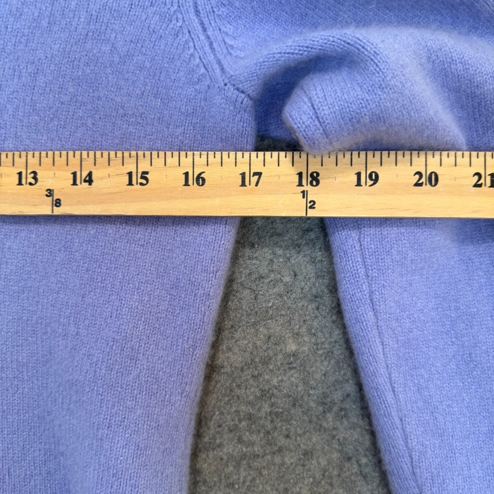 Collection Fiftynine Bloomingales 100% Cashmere Sweater Medium (runs small) Zip - Picture 7 of 8
